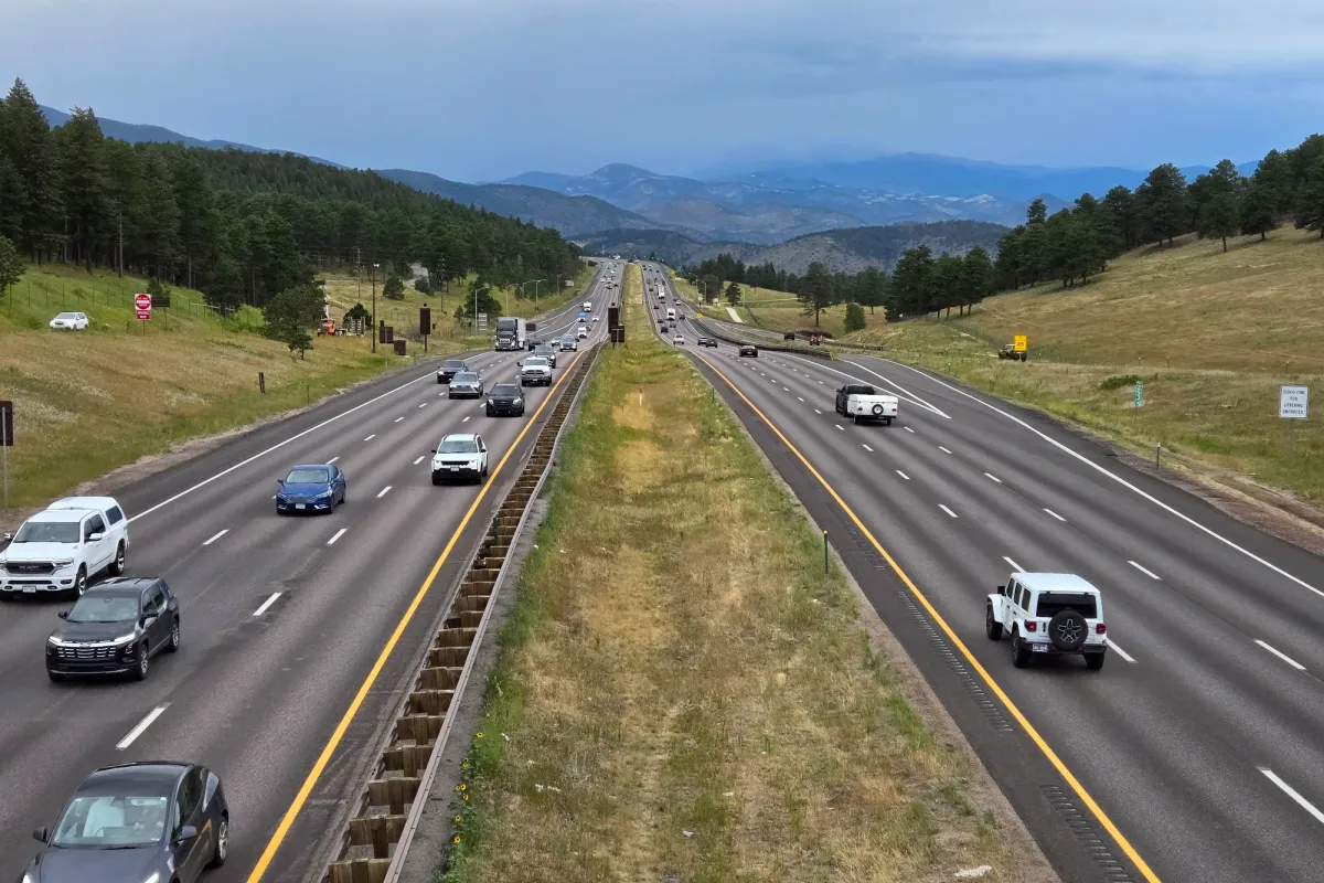 The scenic mountain estates and ponderosa pine forests in Genesee, Colorado
