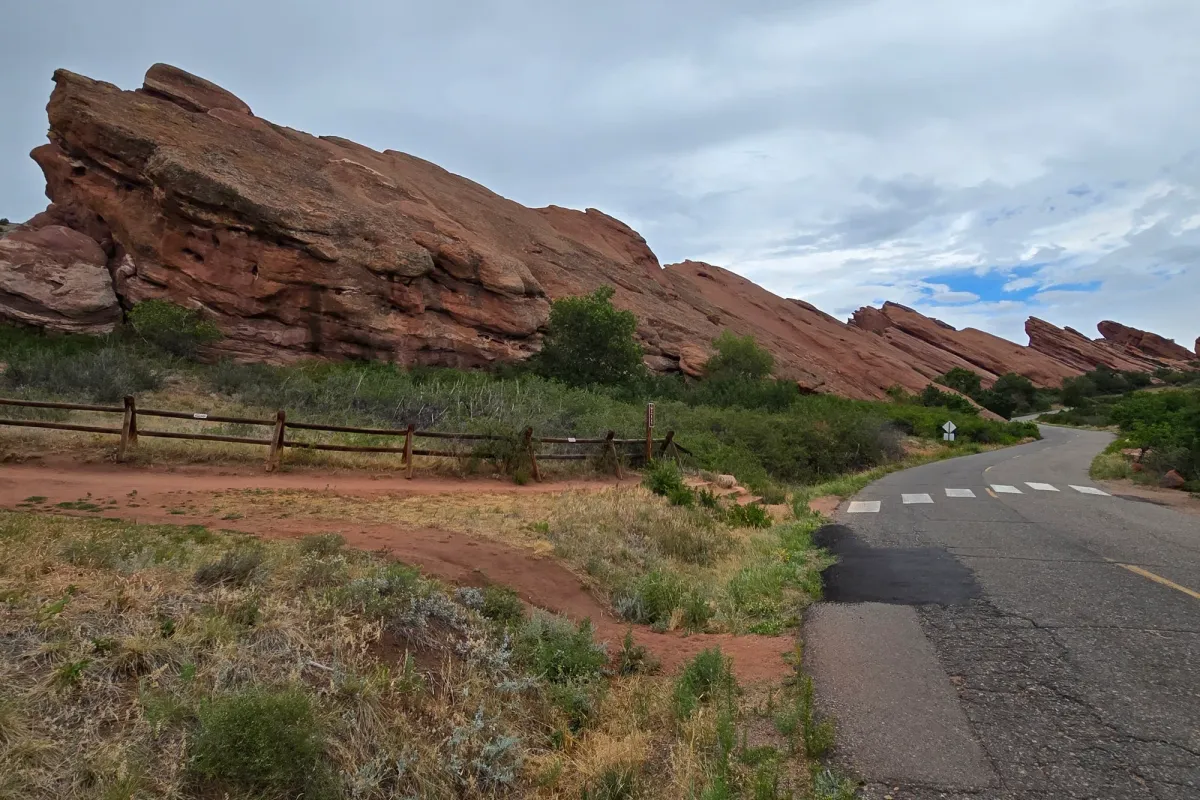 The historic downtown of Morrison, Colorado and the iconic Red Rocks Amphitheatre